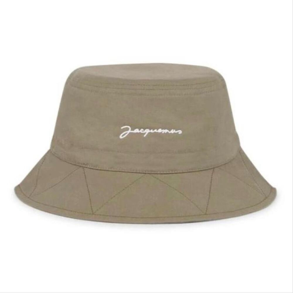 JACQUEMUS Le Bob Picchu logo embroidered bucket hat - Picture 1 of 3